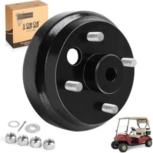 imageGolf Cart Brake Drum Hub Assembly for EZGO TXT PDS 1982up Electric ampamp 19821993 2Cycle Gas Replace OEM 19186G1P