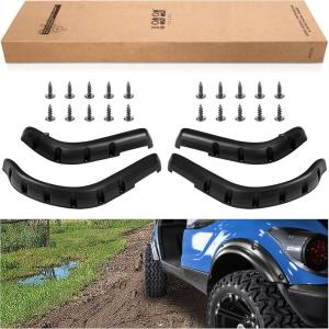 imageGolf Cart Fender Flares Front and Rear for EZGO RXV 2008Up with Mounting Hardware Set of 4