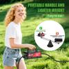 image10L0L 15 AMP 48 Volt Golf Cart Charger for Club Car DS and Precedent with 3Pin Round Plug Lightweight Smart Charging for Lead Acid Batteries AutoShut Off Protection  BlackRedBlack