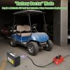 image10L0L 15 Amp 48 Volt Golf Cart Charger for Club Car DS Precedent Smart Golf Cart Battery Charger 3 Battery Types Support Battery Repair Automatic Power Recharge IP67 WaterproofRed