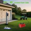 image10L0L 15 Amp 48 Volt Golf Cart Charger for Club Car DS Precedent Smart Golf Cart Battery Charger 3 Battery Types Support Battery Repair Automatic Power Recharge IP67 WaterproofRed