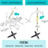 image10L0L 4 Pack Golf Cart Shocks Front Rear Shock Absorbers Kit for EZGO TXT ampamp Medalist 1994Up Gas ampamp Electric Model Replace OEM 70928G01 76418G01