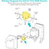 image10L0L 70 Series Solenoid Relay for EZGO 36 Volt Golf Cart 4 Terminal SPNO Continuous Duty OEM 11761G1 27855G01 27855G02 31680G1 27805G02 3016