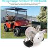 image10L0L 70 Series Solenoid Relay for EZGO 36 Volt Golf Cart 4 Terminal SPNO Continuous Duty OEM 11761G1 27855G01 27855G02 31680G1 27805G02 3016
