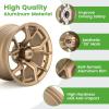 image10L0L 8quot10quot12quot14quot Golf Cart Aluminum Wheels  Upgrade Set of 4 with SS Center Caps  Lightweight Durable Design for Enhanced Handling ampamp Custom Style Machined Black SilverHT052Matte Bronze Full