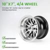 image10L0L 8quot10quot12quot14quot Golf Cart Aluminum Wheels  Upgrade Set of 4 with SS Center Caps  Lightweight Durable Design for Enhanced Handling ampamp Custom Style Machined Black SilverHT011Gloss Black FullPainted