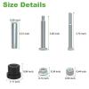 image10L0L Complete Rear Leaf Springs ampamp Shackles Bushing Sleeve Kit for EZGO TXT Medalist Gas and Electric Golf Cart 1994up Replace OEM 70289G02 70291G01 00429G4 14158GIBlack