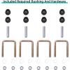 image10L0L EZGO TXT Heavy Duty Rear Leaf Spring  Golf Cart 4Leaf Leaf Spring with Bushings ampamp Sleeves 1012303 74207G02 72618G01