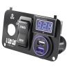 image10L0L Golf Cart 3 in 1 Multifunctional Integrated Panel12V 30 Fast Charge Dual USB Charger Socket ampamp LED Digital Voltmeter ampamp Forward Reverse Switch ButtonFit for EZGO TXT PDS Golf Models
