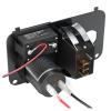 image10L0L Golf Cart 3 in 1 Multifunctional Integrated Panel12V 30 Fast Charge Dual USB Charger Socket ampamp LED Digital Voltmeter ampamp Forward Reverse Switch ButtonFit for EZGO TXT PDS Golf Models