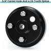 image10L0L Golf Cart Brake DrumHub Assembly Electric for EZGO TXT Replaces OEM 19186G1PBlack 1pack