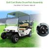 image10L0L Golf Cart Brake DrumHub Assembly Electric for EZGO TXT Replaces OEM 19186G1Pblack 2pack