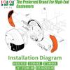 image10L0L Golf Cart Brake ShoesBrake Pads and Bendex Drum Spring Kit for Yamaha 1993Up G14 G16 G19G22 and 1996Up TXTEZGOST350WorkhorseMedalist 1997 UP OEM 27943G01 27945G01 70794G01 70795G01Golf Cart Cart Brake Shoes