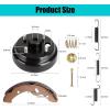 image10L0L Golf Cart EZGO Brake Maintenance Kit for 1997Up Electric EZGO TXT PDSIncl Brake Hub Drums ampamp PadsShoes ampamp Spring Kit OEM 19186G1 70794G01 70795G01 27943G01 NOT FIT Gas Models