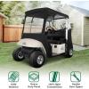 image10L0L Golf Cart Enclosure Compatible with EZGO TXT RXV Golf Cart Cover Waterproof Windproof Portable Transparent Storage Driving 4 Sided Enclosure