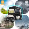 image10L0L Golf Cart Enclosure Compatible with EZGO TXT RXV Golf Cart Cover Waterproof Windproof Portable Transparent Storage Driving 4 Sided Enclosure