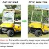 image10L0L Golf Cart Foldable Windshield for EZGO TXT Clear Film PVC ImpactResistant Windproof