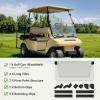 image10L0L Golf Cart HD Windshield for Club Car DS 200005UPHD Shatterproof ampamp Foldable Windproof Windshield Integrated TintedClean