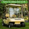 image10L0L Golf Cart HD Windshield for Club Car DS 200005UPHD Shatterproof ampamp Foldable Windproof Windshield Integrated TintedClean