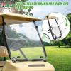 image10L0L Golf Cart HD Windshield for Club Car DS 200005UPHD Shatterproof ampamp Foldable Windproof Windshield Integrated TintedClean