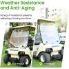image10L0L Golf Cart HD Windshield for Club Car DS 200005UPHD Shatterproof ampamp Foldable Windproof Windshield Integrated TintedClean