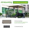 image10L0L Golf Cart HD Windshield for Club Car DS 200005UPHD Shatterproof ampamp Foldable Windproof Windshield Integrated TintedTinted