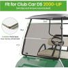 image10L0L Golf Cart HD Windshield for Club Car DS 200005UPHD Shatterproof ampamp Foldable Windproof Windshield Integrated TintedTinted
