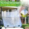 image10L0L Golf Cart HD Windshield for Club Car DS 200005UPHD Shatterproof ampamp Foldable Windproof Windshield Integrated TintedTinted