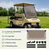 image10L0L Golf Cart HD Windshield for Club Car DS 200005UPHD Shatterproof ampamp Foldable Windproof Windshield Integrated TintedTinted