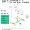 image10L0L Golf Cart Heavy Duty Rear 3Leaf Spring Kit for EZGO TXT Medalist 19945up ampamp MPT 800 HD Leaf Spring with Bushings Sleeves U Bolts Replace OEM 70247G01 70474G01 70505G01 603109