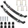 image10L0L Golf Cart Heavy Duty Rear 3Leaf Spring Kit for EZGO TXT Medalist 19945up ampamp MPT 800 HD Leaf Spring with Bushings Sleeves U Bolts Replace OEM 70247G01 70474G01 70505G01 603109