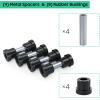 image10L0L Golf Cart Heavy Duty Rear 3Leaf Spring Kit for EZGO TXT Medalist 19945up ampamp MPT 800 HD Leaf Spring with Bushings Sleeves U Bolts Replace OEM 70247G01 70474G01 70505G01 603109