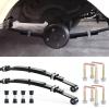 image10L0L Golf Cart Heavy Duty Rear 3Leaf Spring Kit for EZGO TXT Medalist 19945up ampamp MPT 800 HD Leaf Spring with Bushings Sleeves U Bolts Replace OEM 70247G01 70474G01 70505G01 603109