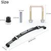 image10L0L Golf Cart Heavy Duty Rear 3Leaf Spring Kit for EZGO TXT Medalist 19945up ampamp MPT 800 HD Leaf Spring with Bushings Sleeves U Bolts Replace OEM 70247G01 70474G01 70505G01 603109