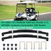 image10L0L Golf Cart Heavy Duty Rear 3Leaf Spring Kit for EZGO TXT Medalist 19945up ampamp MPT 800 HD Leaf Spring with Bushings Sleeves U Bolts Replace OEM 70247G01 70474G01 70505G01 603109