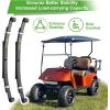 image10L0L Golf Cart Heavy Duty Rear 3Leaf Spring Kit with Bushings ampamp Sleeves for 19952013 EZGO TXT OEM 70506G01 74135G01 74207G01 74207G03