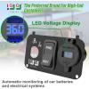 image10L0L Golf Cart Key Switch Console Plate for EZGO TXT ampamp Medalist Includes Forward Reverse Switch USB Charger Socket Digital Volt Meter