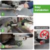 image10L0L Golf Cart Rear Leaf Spring Bushings ampamp Sleeves Kit Compatible with Club Car DS 1992up EZGO TXT ampamp Medalist 1994up Models OEM 70291G01 70289G02