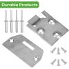 image10L0L Golf Cart Seat Bottom Hinge Plate for EZGO1995up TXTMedalist Golf Cart Set of 2 Replaces OEM 71610G01 71609G01