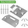image10L0L Golf Cart Seat Bottom Hinge Plate for EZGO1995up TXTMedalist Golf Cart Set of 2 Replaces OEM 71610G01 71609G01