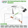 image10L0L Golf Cart Starter Ignition Key Switch for EZGO Electric Golf Cart 33639G01 4 Terminal Prongs Standard Key