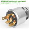 image10L0L Golf Cart Starter Ignition Key Switch for EZGO Electric Golf Cart 33639G01 4 Terminal Prongs Standard Key