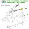 image10L0L Golf Cart Steering Rack Outer Ball Joint for 2001up EZGO TXT GampampE Golf CartsExcept RXV OEM 70695G01 70695G01