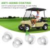 image10L0L Golf Cart WheelRim 44  1016mm Bolt Pattern 684mm Centre Hole Steel with Durable White Powder Coat Finish OEM Dimensions Fit for Yamaha EZGO TXT RXV Club Car DS Precedent Tempo Onward 8x78x7