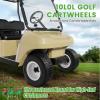 image10L0L Golf Cart WheelRim 44  1016mm Bolt Pattern 684mm Centre Hole Steel with Durable White Powder Coat Finish OEM Dimensions Fit for Yamaha EZGO TXT RXV Club Car DS Precedent Tempo Onward 8x78x7