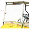 image10L0L Golf Cart Windshield Compatible with EZGO TXT Gas ampamp Electric Models Lightweight EZGO TXT Windshield Foldable Windproof Waterproof