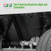 image10L0L Heavy Duty Coil FrontRear Shock Absorber Kit for EZGO TXT Medalist Marathon ST350 1994up Golf Cart OEM 70630G01 RedBlack