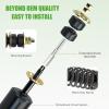 image10L0L Heavy Duty Coil FrontRear Shock Absorber Kit for EZGO TXT Medalist Marathon ST350 1994up Golf Cart OEM 70630G01 RedBlack