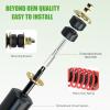 image10L0L Heavy Duty Coil FrontRear Shock Absorber Kit for EZGO TXT Medalist Marathon ST350 1994up Golf Cart OEM 70630G01 RedRed