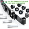image10L0L Heavy Duty Golf Cart Rear Leaf Spring Kit  4leaf Spring with Bushings ampamp Sleeves for EZGO TXT Golf Cart 19952013